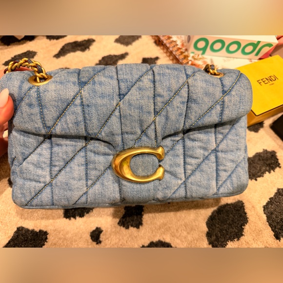 NWT Tabby Shoulder Bag 26 Denim - Picture 2 of 6